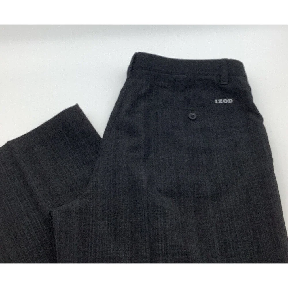 IZOD‎ Golf Mens Golf Pants Black Size 36 x 34